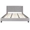Flash Furniture King Size Lt Gray Fabric Platform Bed & Mattress HG-BM10-44-GG - alternate 8
